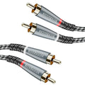 BlueRigger RCA Cable, 15FT- Compatible by BlueRigger