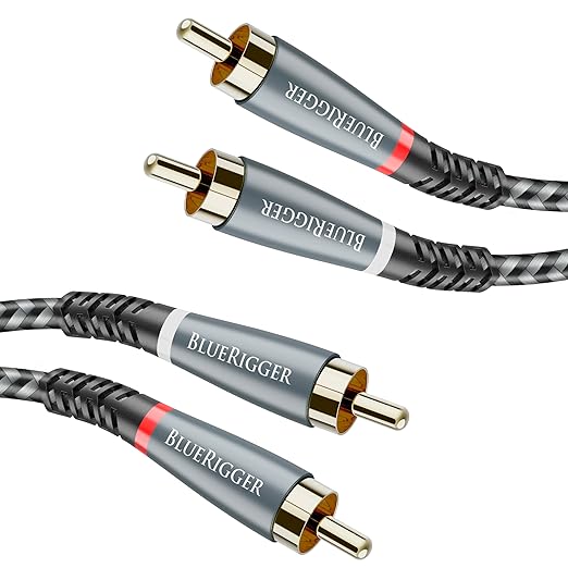 BlueRigger RCA Cable, 6FT- Compatible by BlueRigger
