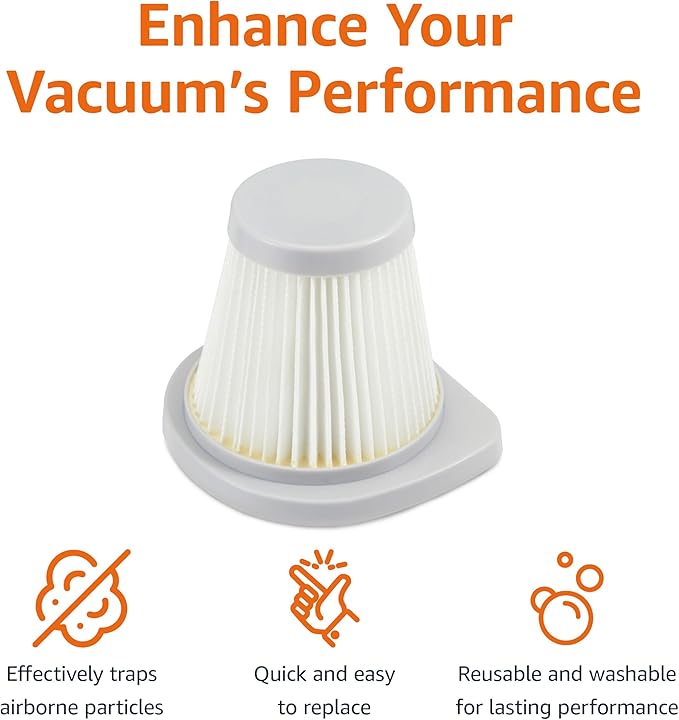 Amazon Basics Washable Replacement Filters 2-in-1 Corded Stick Vacuum Cleaner - Image 2