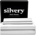 Silvery Silver Infused Bed Sheets Set by Silvery