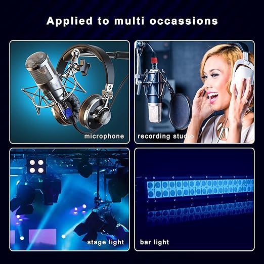 AuxLink XLR Cables, XLR Microphone Cable 1.5 ft 4 Pack - Image 6