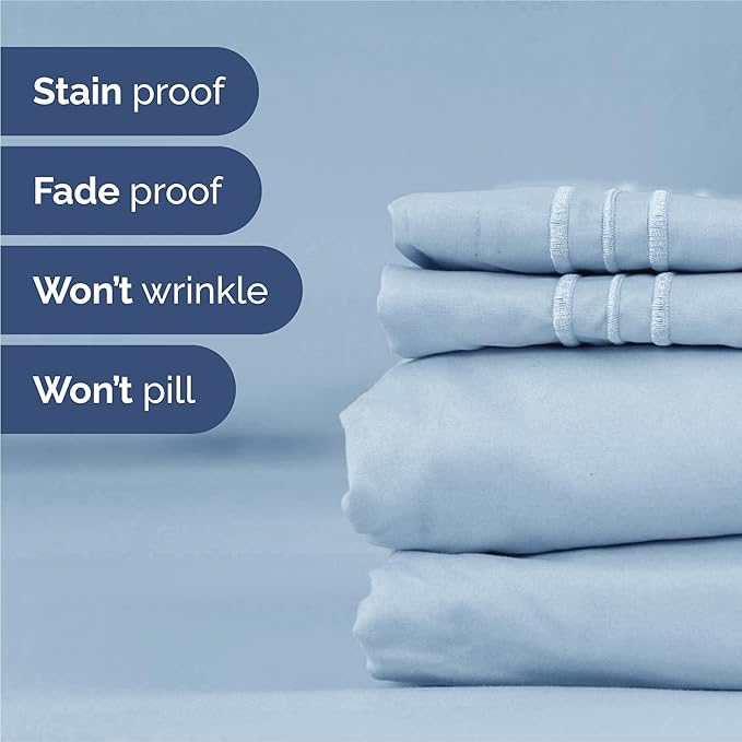 King Size 4 Piece Sheet Set - Image 5