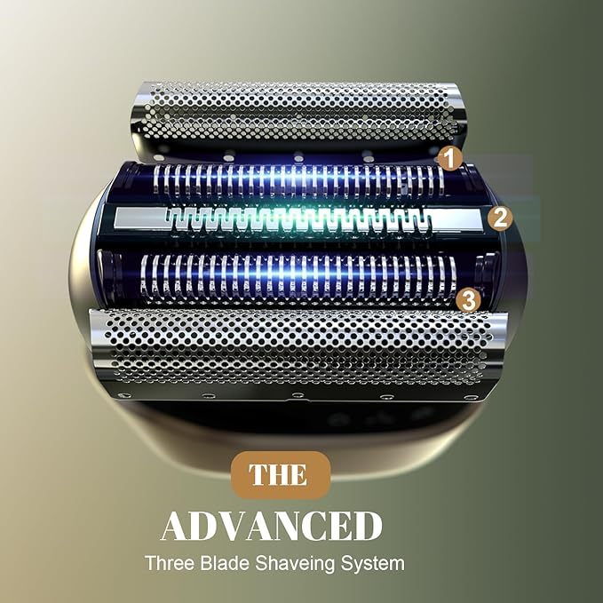 Tulzim Electric Foil Shaver for Men: Portable Electric Razor for Beard/Face - Image 3
