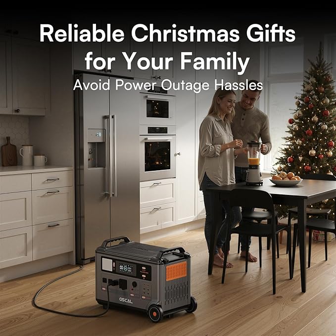 Oscal PowerMax 6000 Portable Power Station 3600Wh LiFePO4 Batteries, 6000W - Image 7