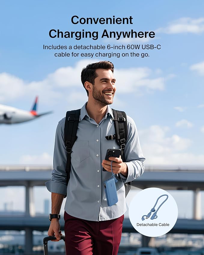 Belkin Portable Charger, USB-C Power Bank 20, 000mAh w/ 2X USB-C Ports & 1x A - Image 5