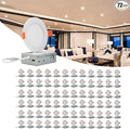 MKUJOO 72 Pack 6 Inch Ultra-Thin LED Recessed Ceiling Light by MKUJOO