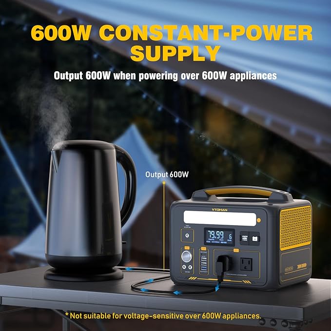 VTOMAN Jump 600X Solar Generator - Image 6