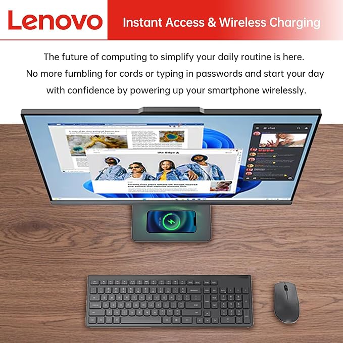 Lenovo IdeaCentre Business All-in-One, AMD Ryzen 5 7535HS, 64GB DDR5 RAM - Image 5