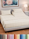 Split Head King Sheet Set – 4 Piece Flex Split Top King Sheets by CGKUnlimited