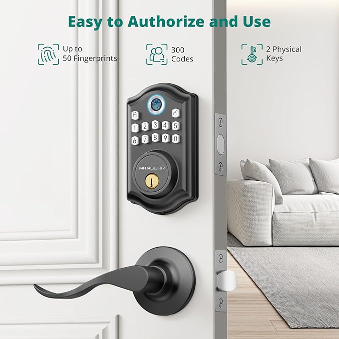 AkaGear DS10 Keyless Entry Door Lock - Image 3