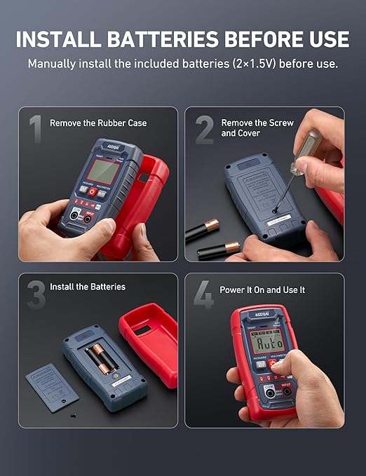 AstroAI Multimeter Tester 4000 Counts, Smart Measuring Mode, Auto-Ranging - Image 6