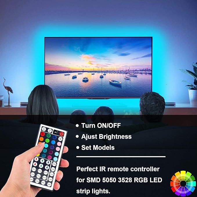 44 Key RGB LED Strip Light Remote Controller, IR Remote Controller Replacement - Image 6