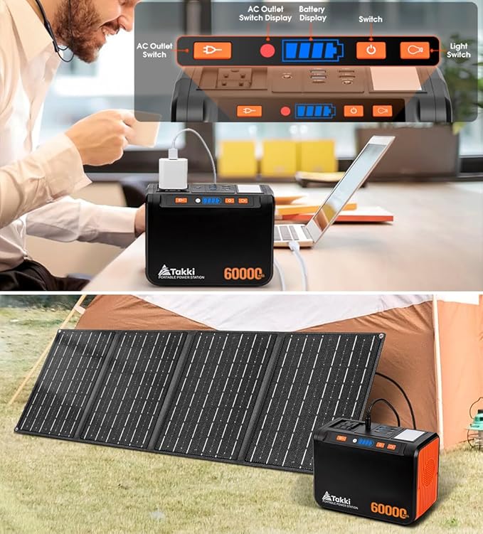 Takki Solar Generator 250W Portable Power Station - Image 8