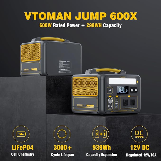 VTOMAN Jump 600X Solar Generator - Image 4