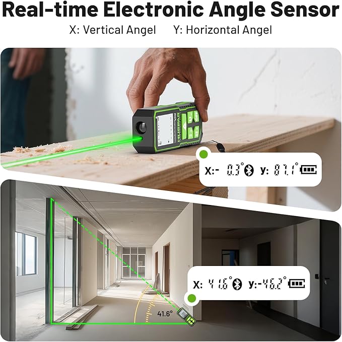 Huepar 330Ft Green Laser Measurement Tool - Image 9