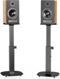 WALI Universal Speaker Stands, 23 Inch Surround Sound Speaker Stands by WALI