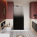 Goodyo 34"- 46" x 72" Glass Shower Door Clear Tempered Glass Panel Fixed Shower by Goodyo