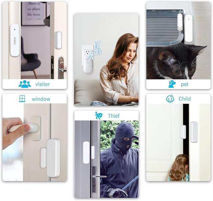 SECRUI Door Chime with Adjustable Volume –Wireless Entry Alert with 52 Chimes – - Image 5