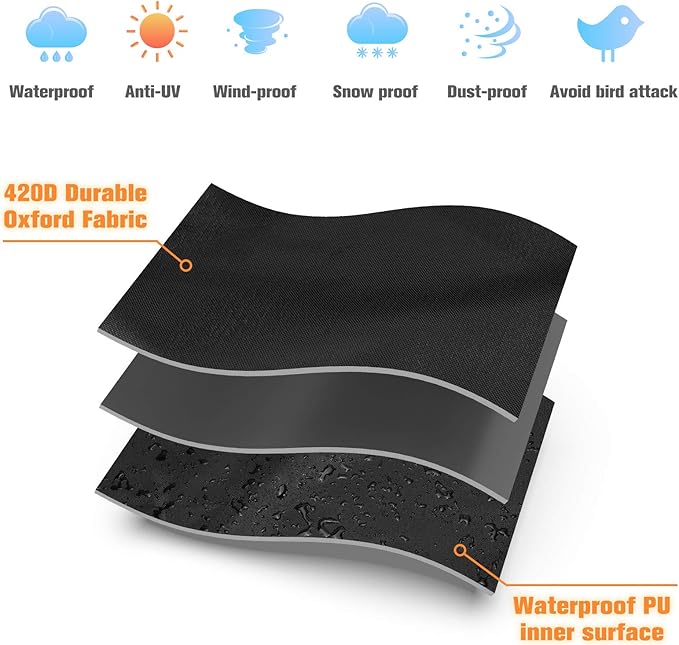 2 Pack Skizem Outdoor Patio Heater Covers - Image 4