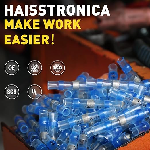 Haisstronica 260PCS Waterproof Heat Shrink Wire Connectors - Image 7