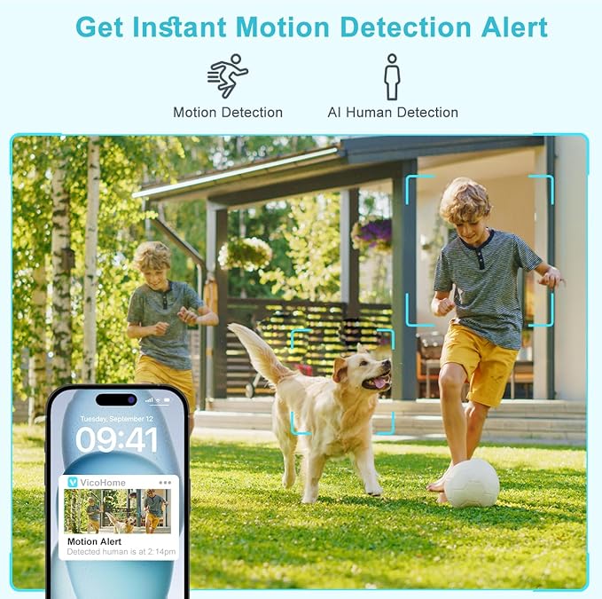 Indoor Security Camera 2K, 5G/2.4G WiFi Camera - Image 5
