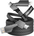 Firsting 4 in 1 Charging Cable 240W MAX, USB C Cable Fast Charger Cord by Firsting