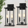 SIAFAVOI 2-Pack Large Outdoor Wall Light, 2-Light Waterproof Wall Sconce by SIAFAVOI