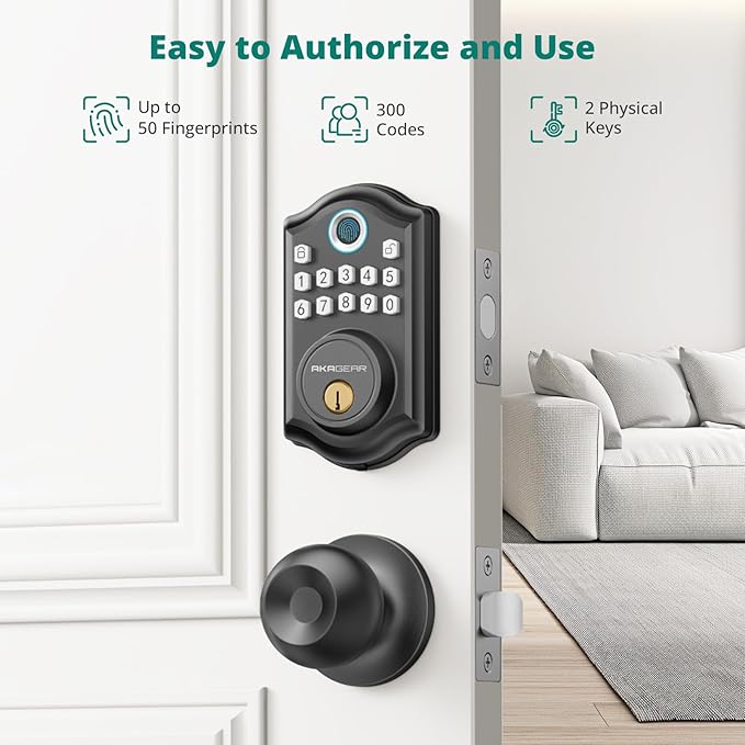 AkaGear DS10 Keyless Entry Door Lock - Image 3