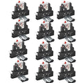 12 Pcs 12Amp Mini Relay Switch DPDT by ZJWZJH