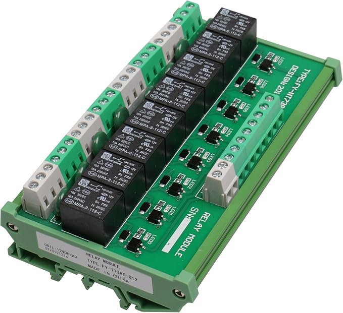 Good BNTai 8 Channel Interface Relay Module 12VACDC 24VACDC 110VAC 230VAC DIN by Good+BNTai