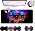 BFUKVOU Large Keyboard Mouse Pad Set, Extended Mouse Pad+Keyboard Wrist Rest by Unknown