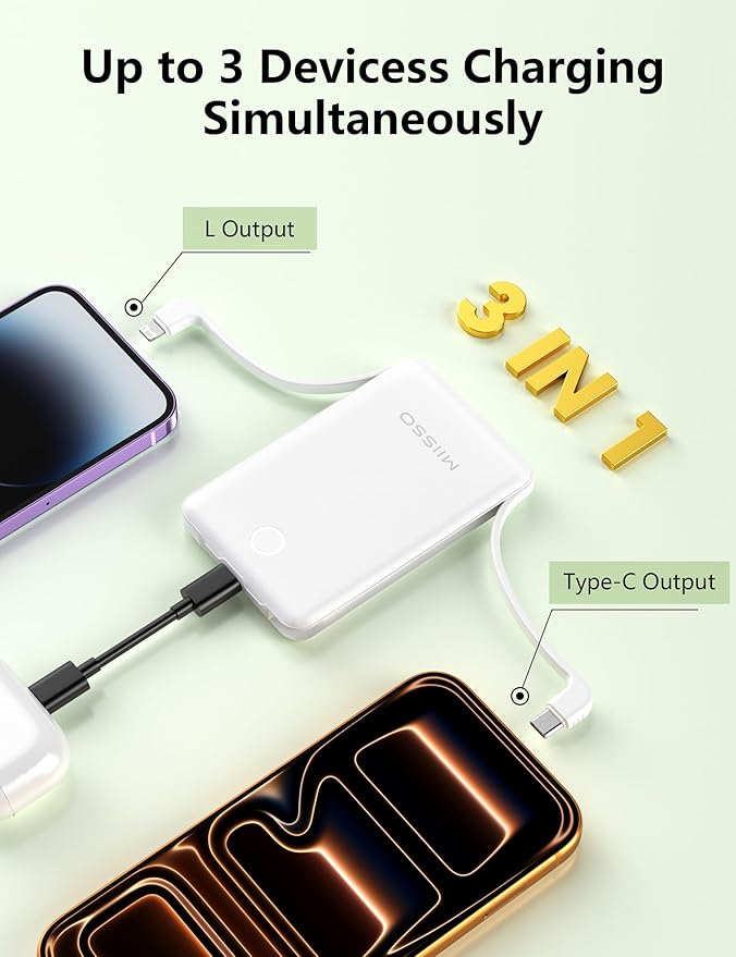 10000mAh Mini Portable Charger - Image 5