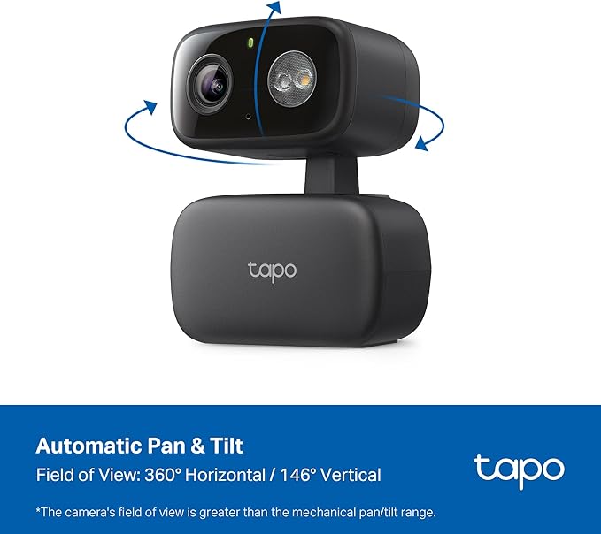 Tapo 1080p Pan/Tilt Indoor/Outdoor Security Camera – Free Person/Baby Cry - Image 3