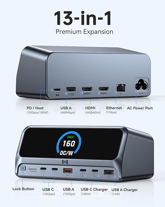 Selore 13-in-1 Laptop Docking Station - Image 2