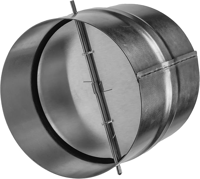 Repa Market 4 Inch Backdraft Damper – Galvanized Steel Draft Blocker/One-Way - Image 6