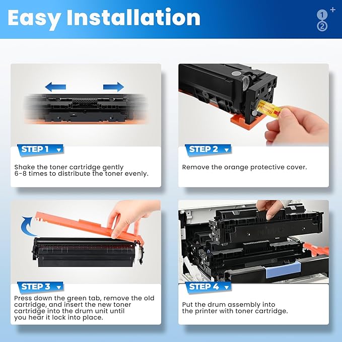 218A Toner Cartridges 4 Pack Color Laser Jet Pro 3201, MFP 3301 Compatible - Image 7