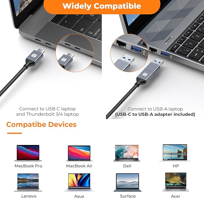 DisplayLink Docking Station Dual Monitor 4K@60HZ - Image 8