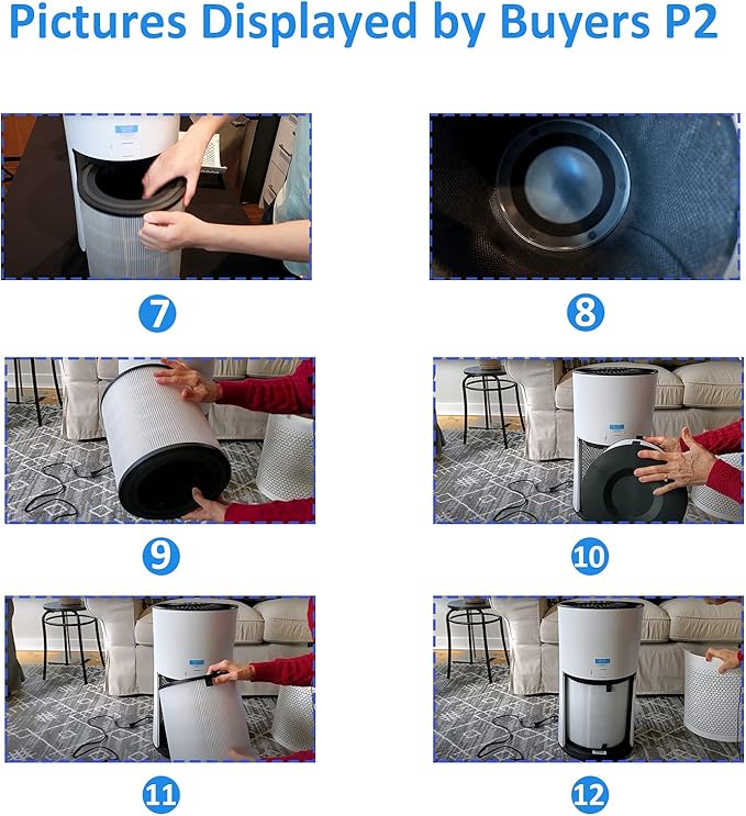 Tablenco for LEVOIT LV-H133 Air Purifier Replacement Filter Set -True and - Image 5