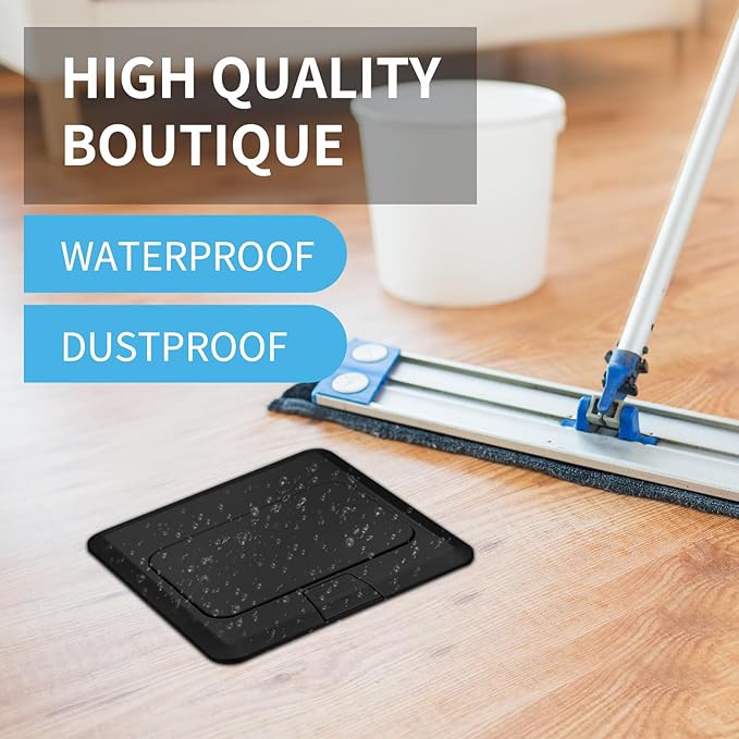 Vagueior Recessed Floor Electrical Outlet Kit, Waterproof Electrical Outlet - Image 6