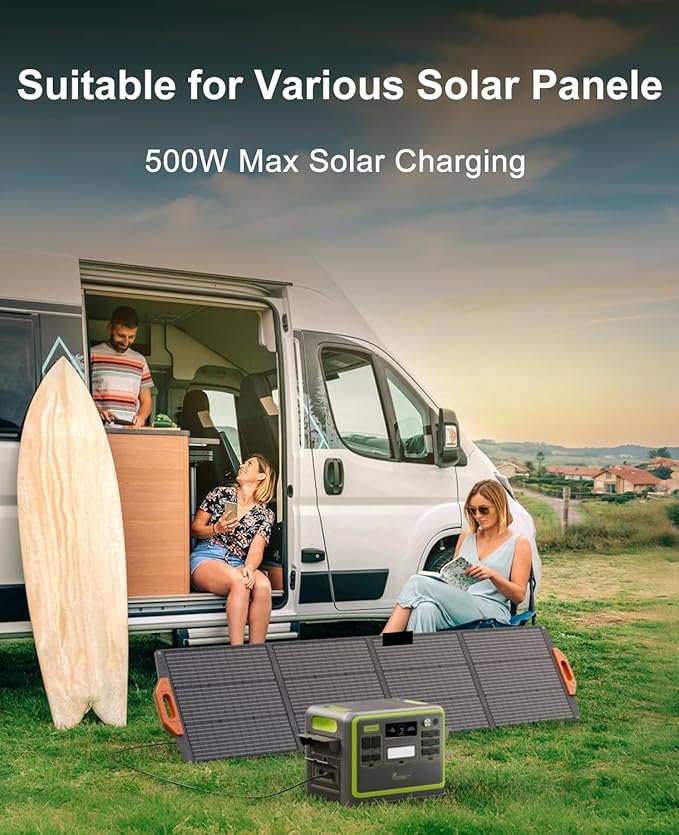 FOSSiBOT F2400 Portable Power Station 2400W, 2048Wh LiFePO4 Battery Backup/6 x - Image 9