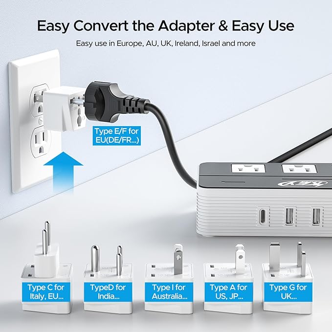 Key Power 230-Watt Step Down 220V to 110V Voltage Converter & International - Image 4