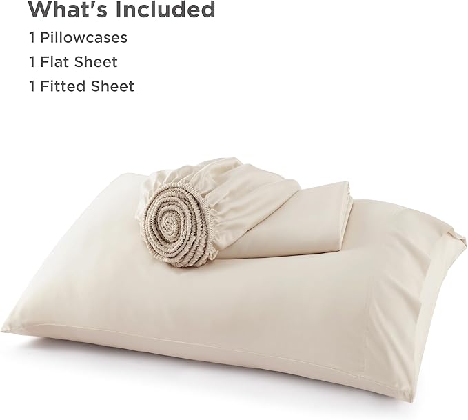 Bedsure Cooling Sheets Twin XL, Rayon Derived from Bamboo, Breathable & Soft - Image 6
