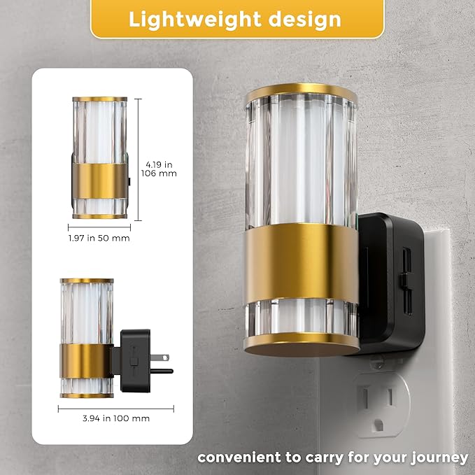 L LOHAS LED Night Light, Automatic Night Lights Plug into Wall, 2 Pack 0-100LM - Image 7