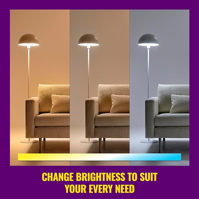 WiZ Connected 60W G25 Tunable White Filament Smart Light Bulbs - Image 3