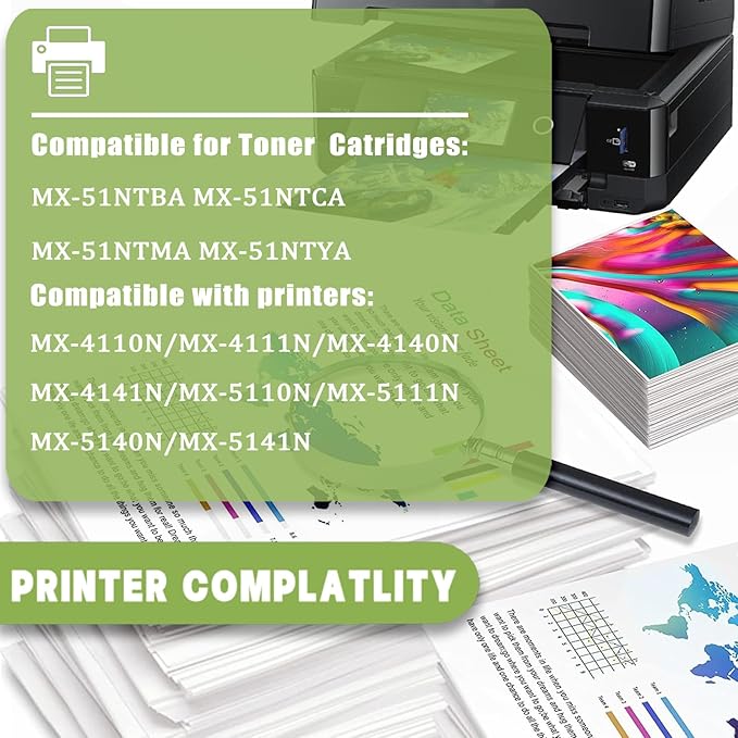 ERNZAT MX-51NT Toner Cartridge Compatible - Image 2
