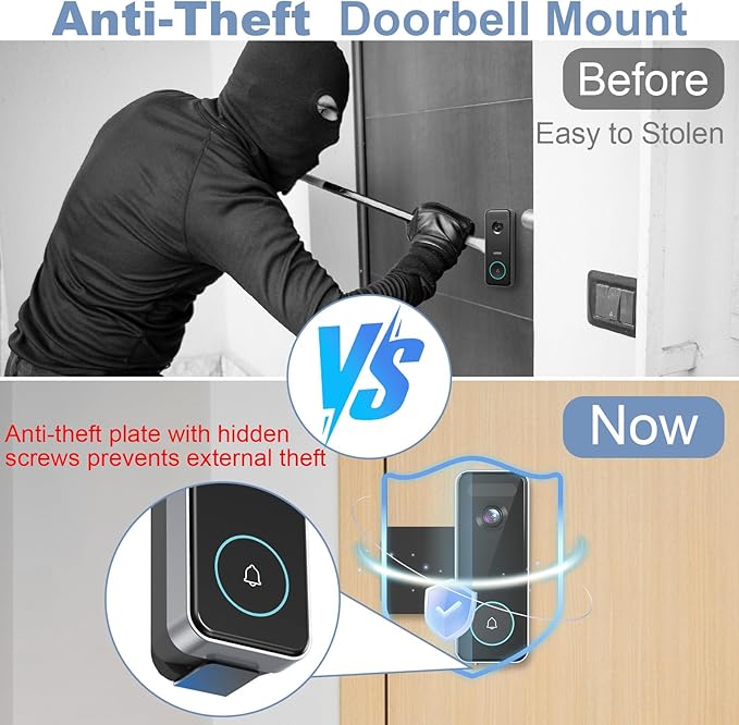 Anti-Theft Video Doorbell Mount Compatible - Image 5