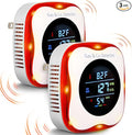 Combustible Gas & Carbon Monoxide Detector 4-in-1 Alarm by Vzmcov