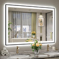 YEELAIT 48x36 Inch LED Bathroom Mirror by YEELAIT