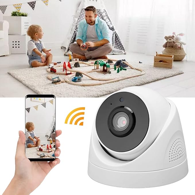 Pongnas Home Security Camera, 1080P HD 2MP Indoor WiFi Wireless Surveillance - Image 3