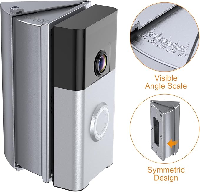 NANW Adjustable 30 to 55 Degree Doorbell Angle Mount Compatible - Image 3